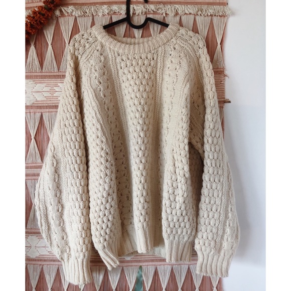 Lands' End Sweaters - Lands End Fisherman Sweater